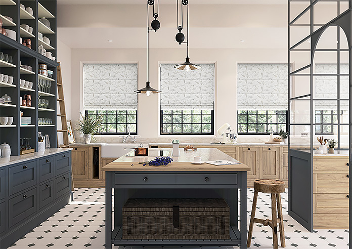 Dragonflies, Soft White - Roman Blind - Image 8